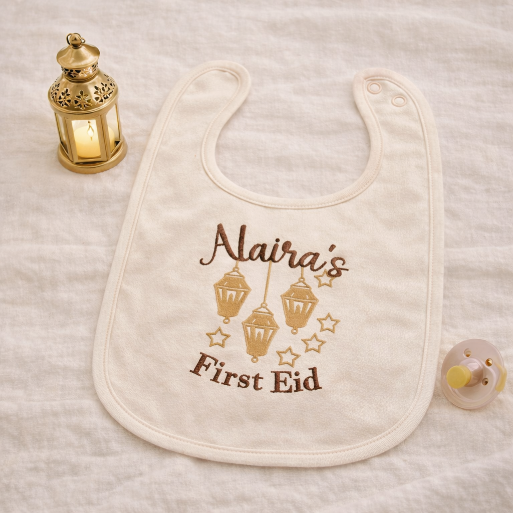 My First Eid Baby Bib