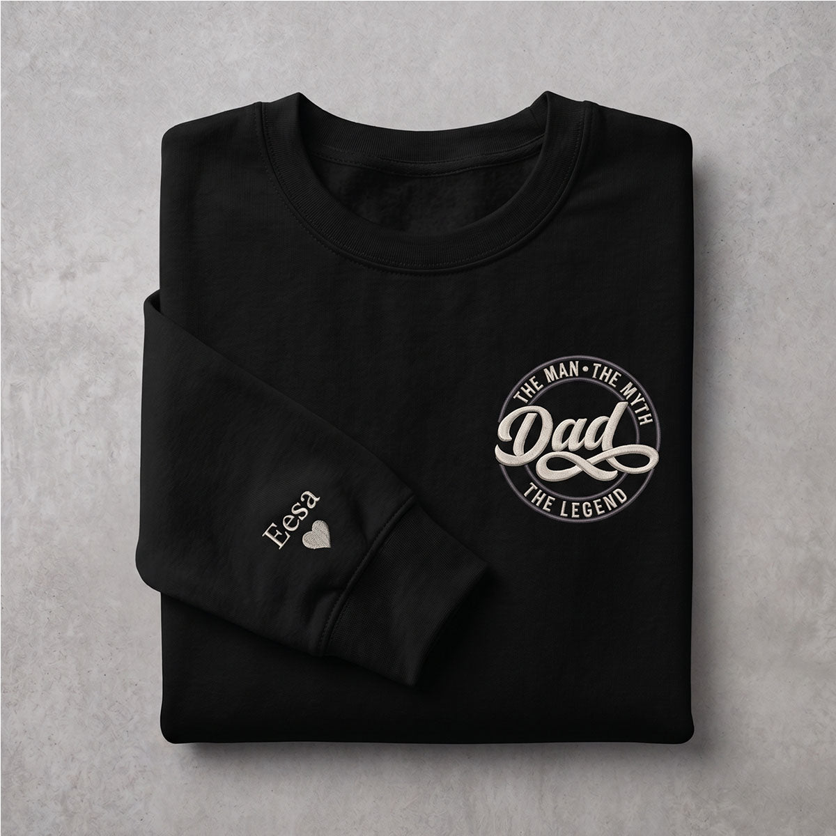 Personalised Dad Myth Legend Father's Day Sweatshirt