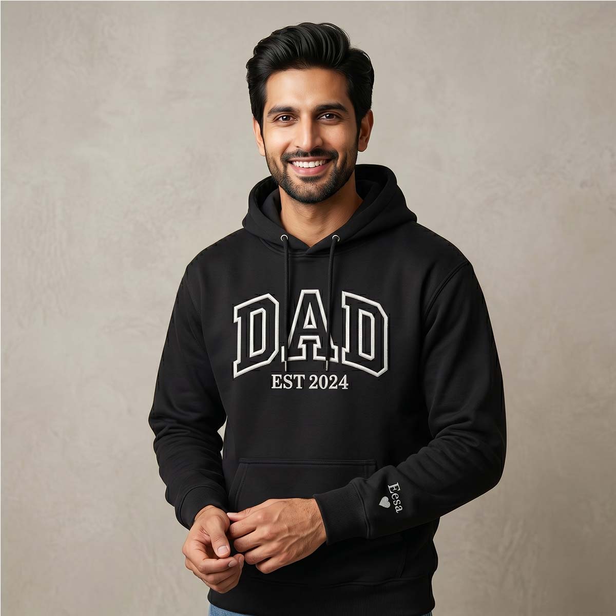Personalised Dad Est Father’s Day Hoodie