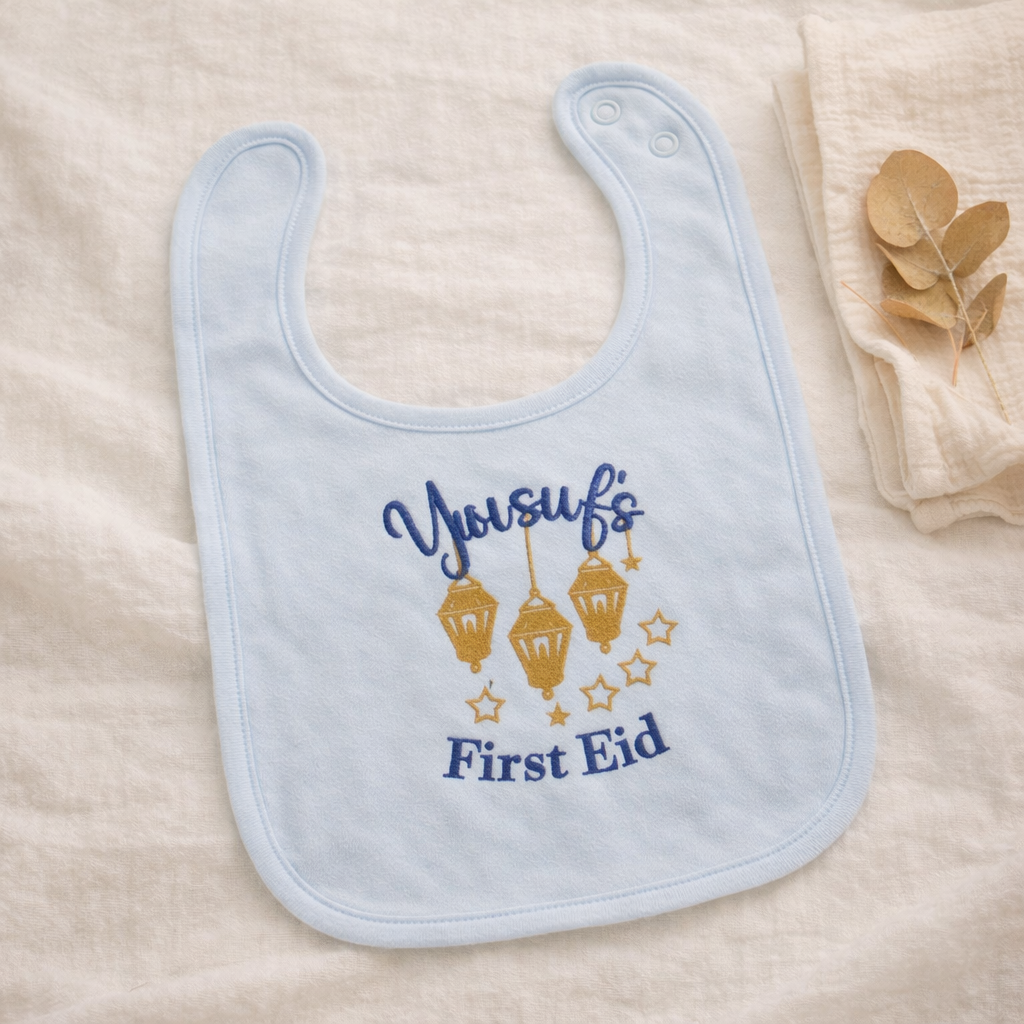 My First Eid Baby Bib