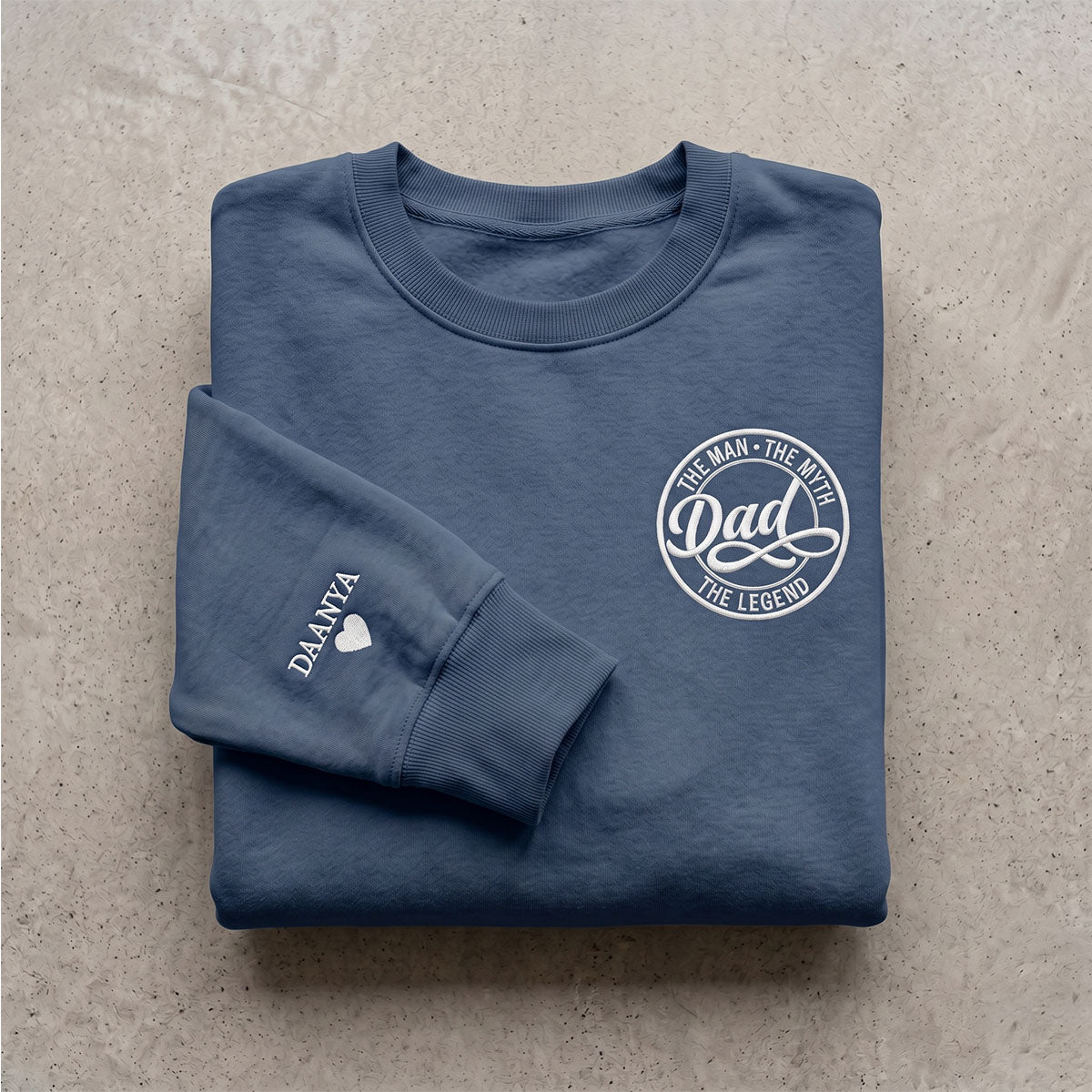 Personalised Dad Myth Legend Father's Day Sweatshirt