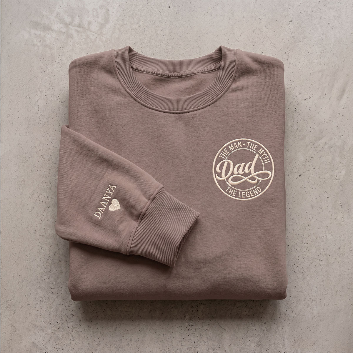 Personalised Dad Myth Legend Father's Day Sweatshirt