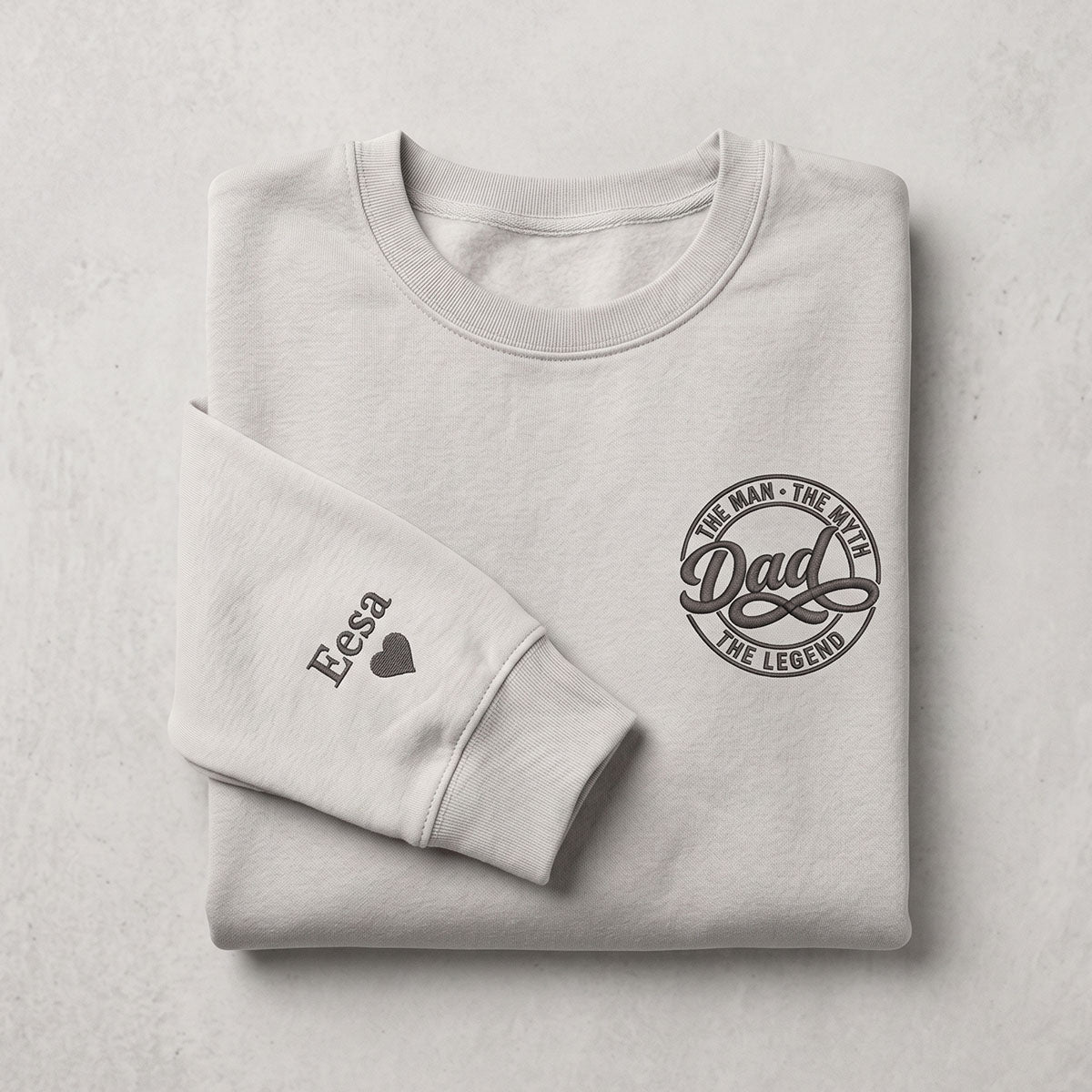 Personalised Dad Myth Legend Father's Day Sweatshirt