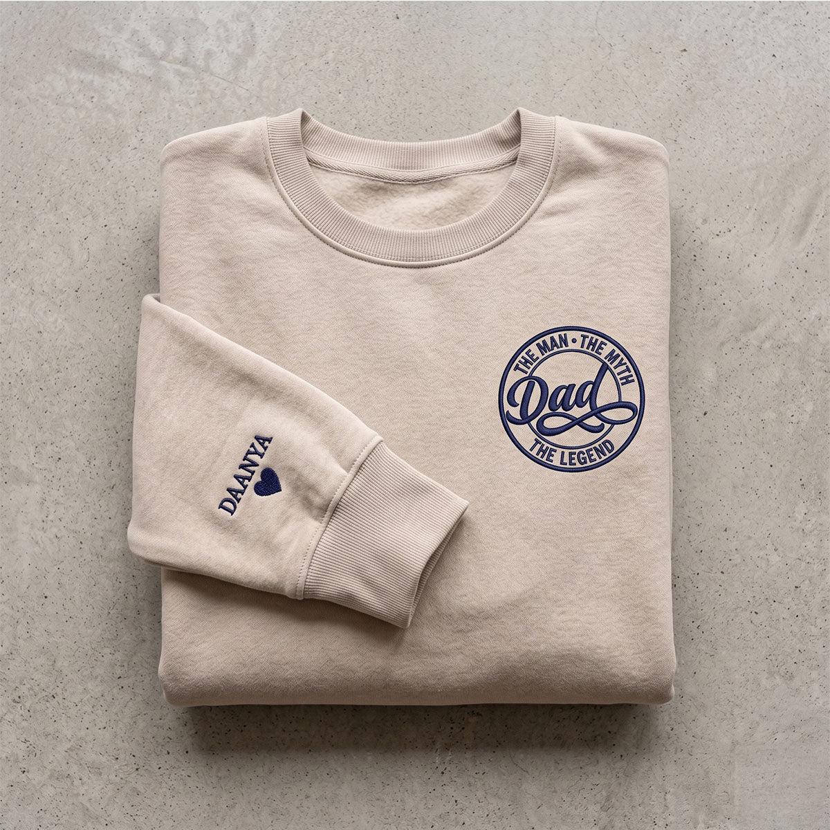Personalised Dad Myth Legend Father's Day Sweatshirt