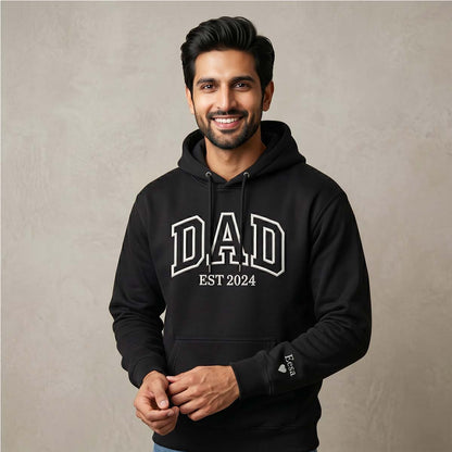 Personalised Dad Est Father’s Day Hoodie