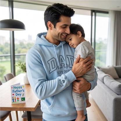 Personalised Dad Est Father’s Day Hoodie