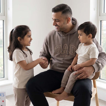 Personalised Dad Est Father’s Day Hoodie