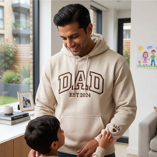 Personalised Dad Est Father’s Day Hoodie