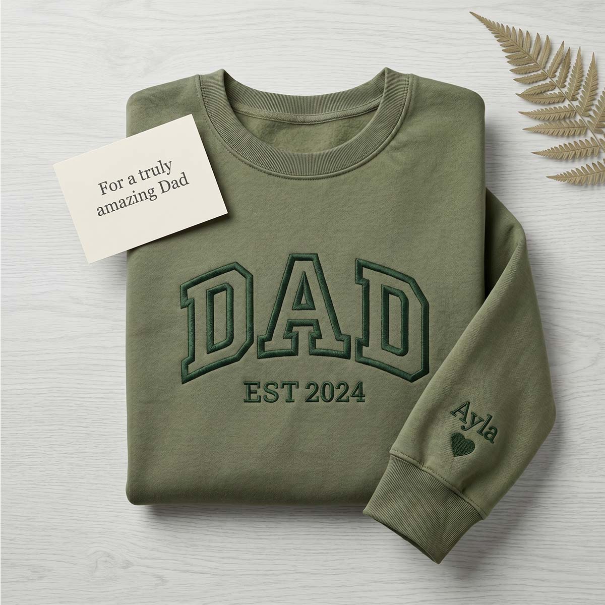 Dad Est - Fathers Day Sweatshirt