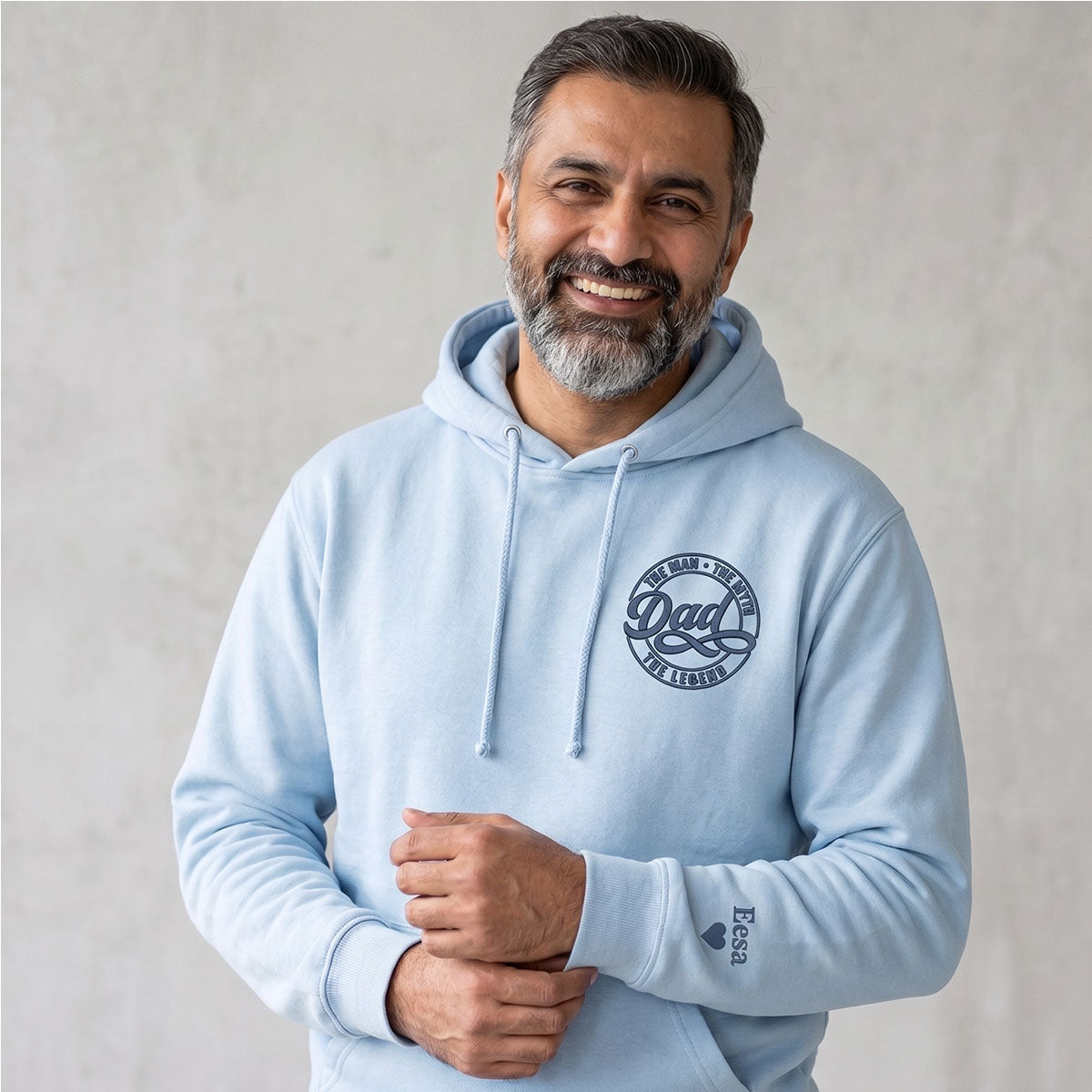 Personalised Dad Myth Legend Father's Day Hoodie