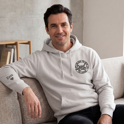 Personalised Dad Myth Legend Father's Day Hoodie