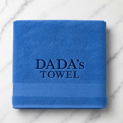 Fathers Day Personalised Towel