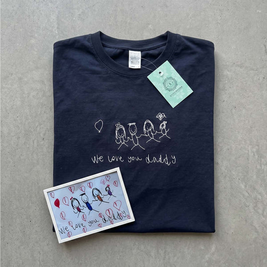 Personalised Family Portrait - Fathers Day Sweatshirt