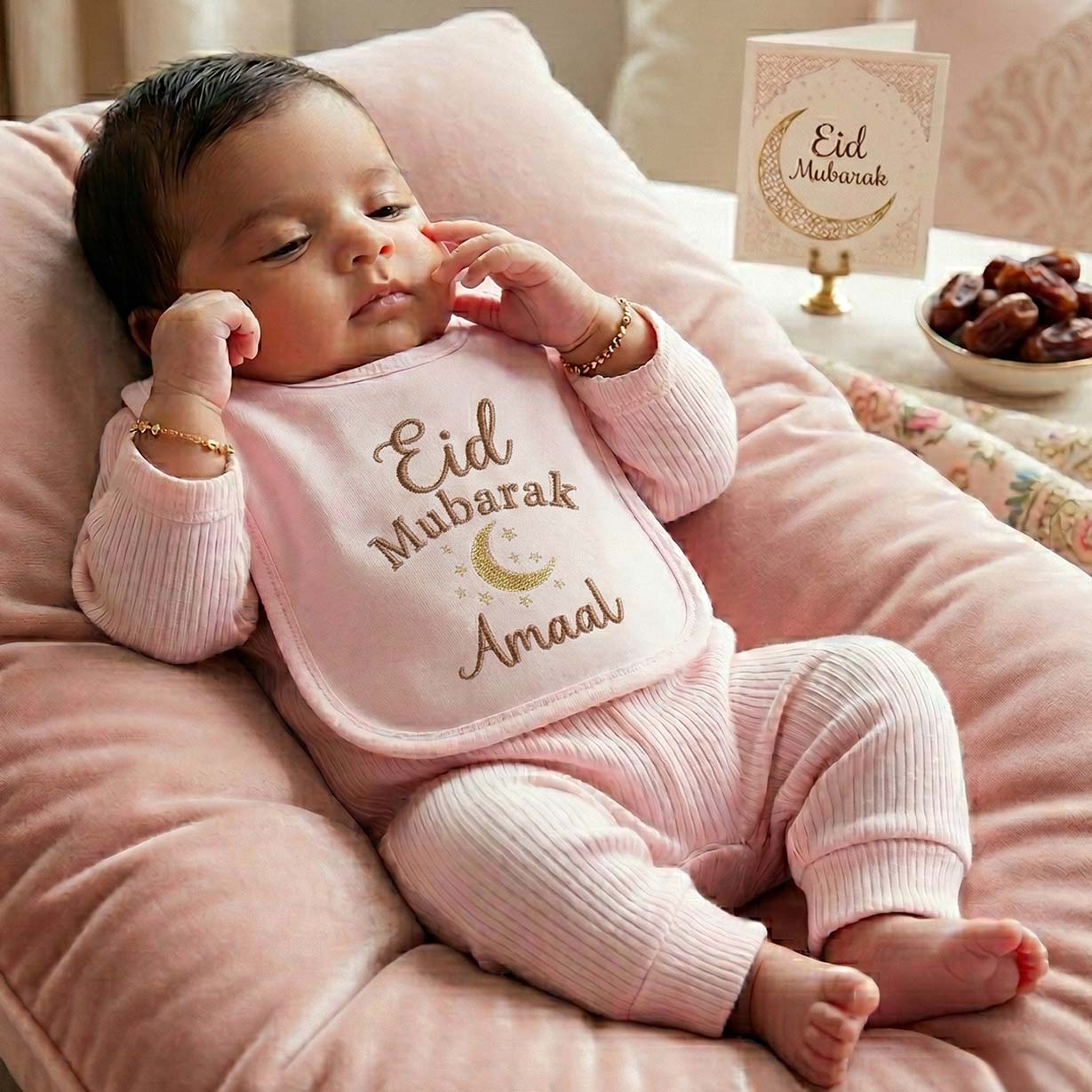 Eid Mubarak Baby Bib