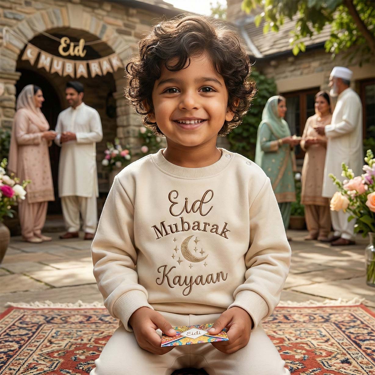 Eid Mubarak Baby & Toddler Sweater Set