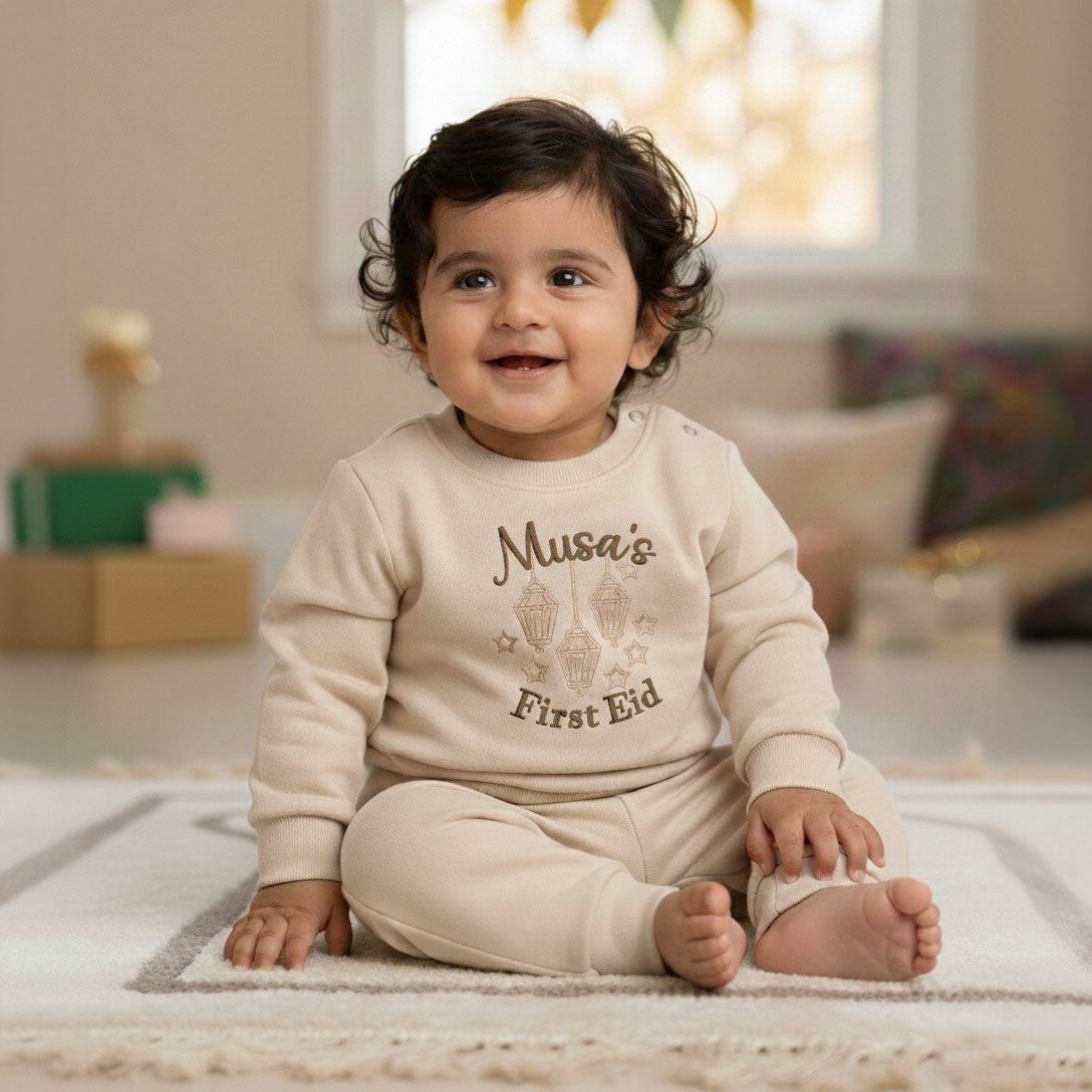 My First Eid Baby & Toddler Sweater Set