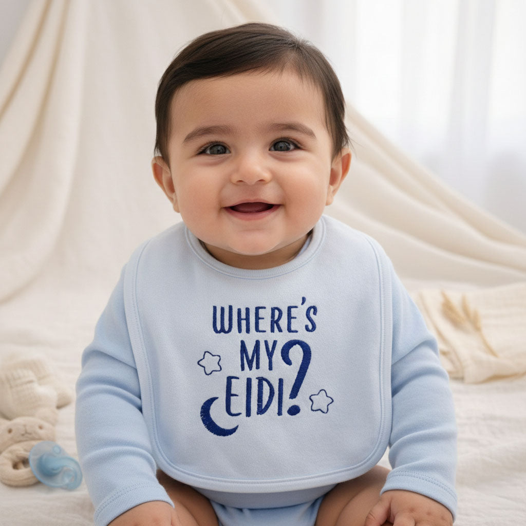 Wheres My Eidi?! Baby Bib